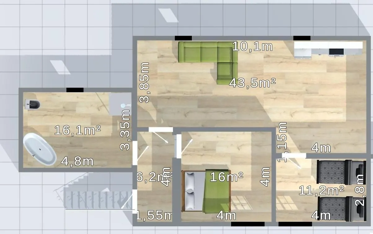 Appartement Ferienwohnung Bergfreunde Inkl Chiemgaukarte Bergen  Duitsland